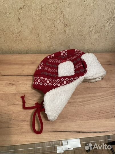 Шапка с рождественским узором