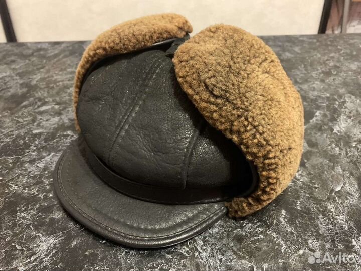 Меховая мужская кепка