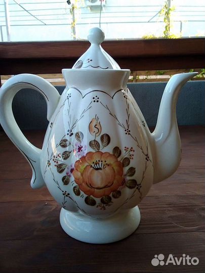 Семикаракорская керамика,чайник,ручная работа