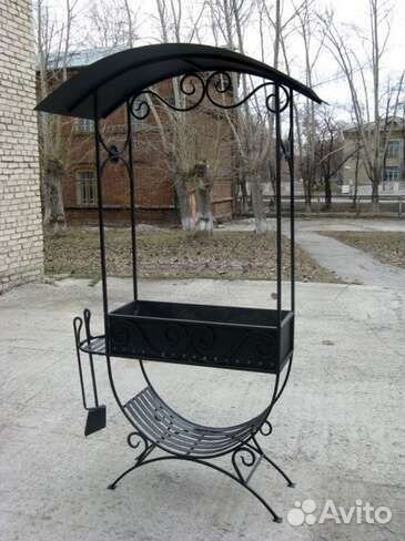 Мангал с навесом