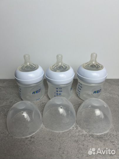 Бутылочки для кормления avent natural 125