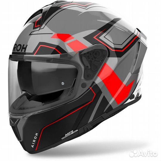 Airoh spark 2 dart Full Face Motorcycle Мотошлем Glossy Red