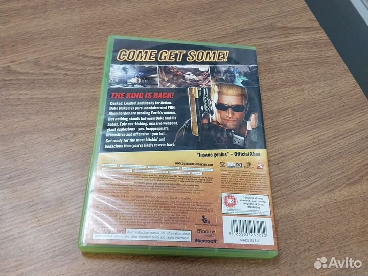 Duke nuken xbox 360/магазин Арбат