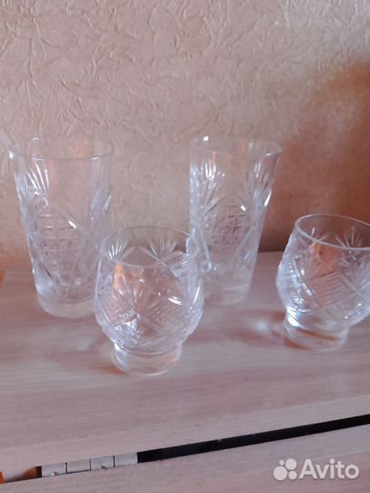 Хрустальные бокалы СССР