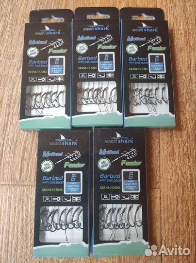 Поводок готовый для Flat крючок №6 (уп. 8шт.)