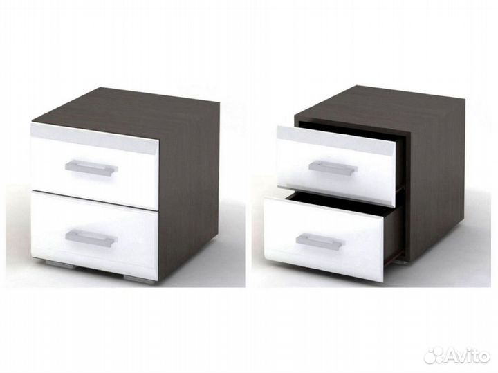 Тумба прикроватная Вегас кофе с молоком