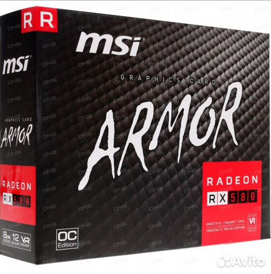 Видеокарта Msi Radeon RX 580 8GB