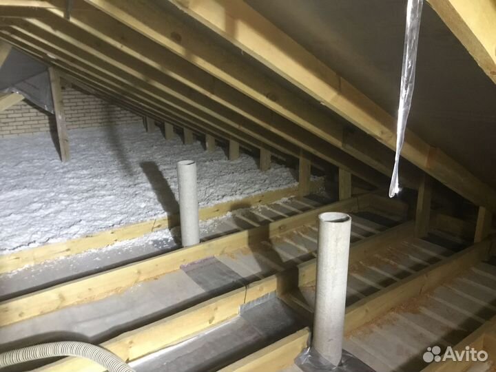 Эковата утепление Домов