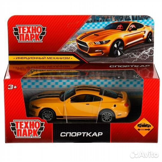 Машина Технопарк металл Спорткар 11 см инерция 191