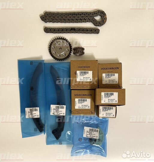 Комплект цепи грм 1.4 TSI EA111 caxa оригинал