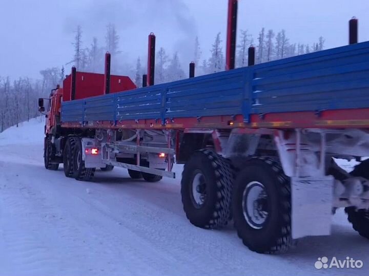 Перевозка длинномером шаланда 20 тонн