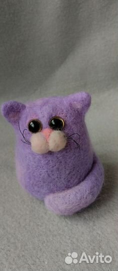 Кот валяный ручная работа