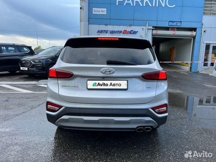 Hyundai Santa Fe 2.0 AT, 2019, 85 057 км