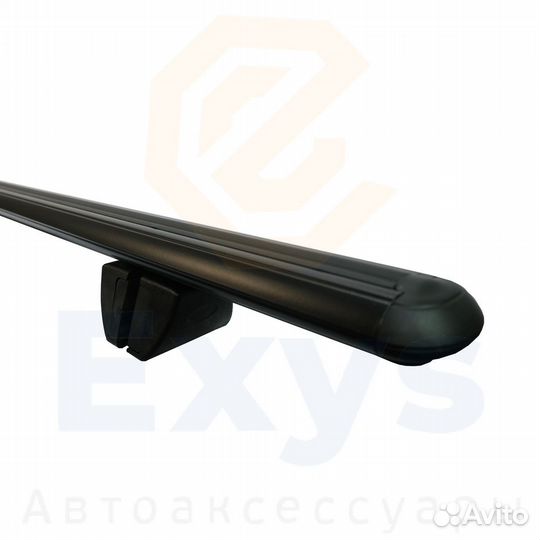 Поперечины багажника Cruz чёрные для Toyota Land Cruiser 300 2021-2024