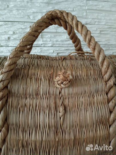 Короб плетеный старинный