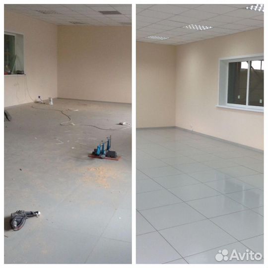 Уборка после ремонта, Клининг