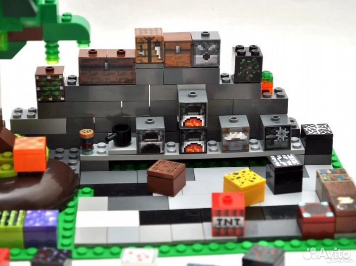 Lego Minecraft. Наклейки Блоки