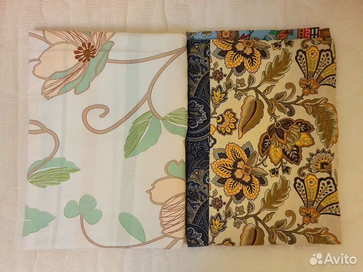 Постельное белье евро пододеяльник б/у 2 шт