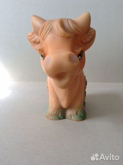 Резиновая игрушка СССР Корова