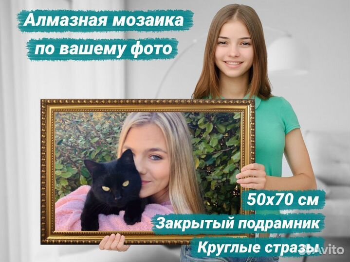 Алмазная мозаика по фото - набор