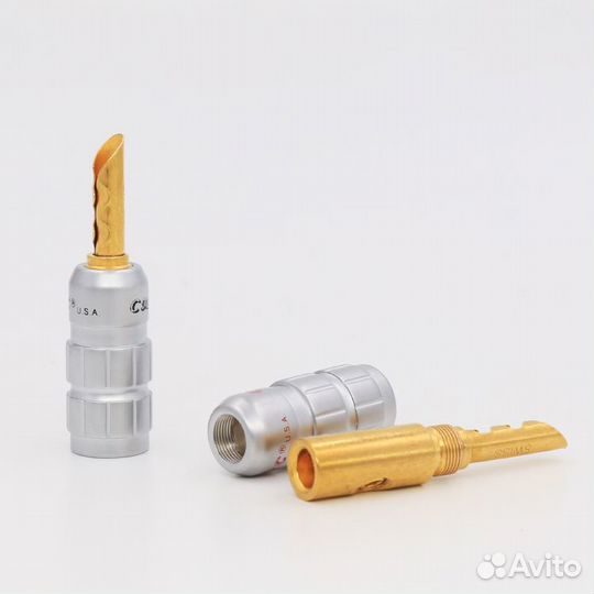 Коннекторы смс позолоченные 