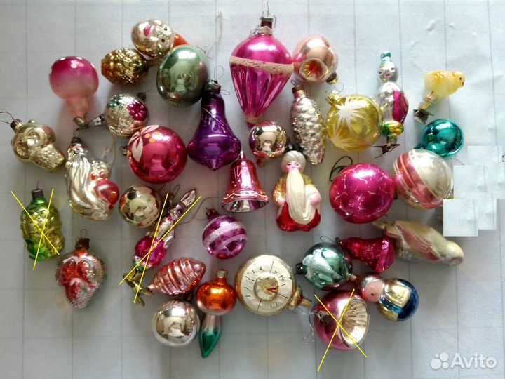 Ёлочные игрушки СССР