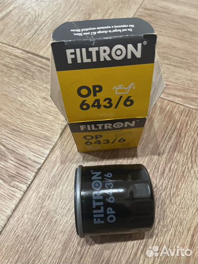 Масленный фильтр OP 643/6