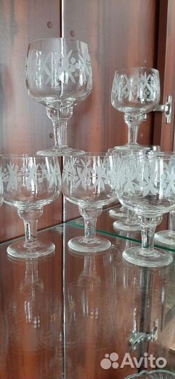 Фужеры хрусталь СССР