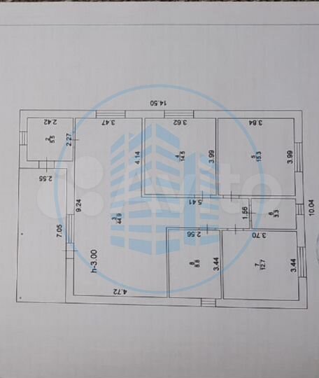 Дом 151,8 м² на участке 4 сот.