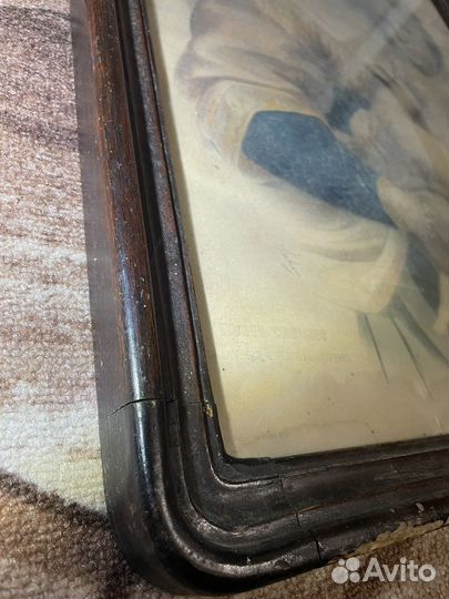 Сикстинская мадонна гравюр 1857г