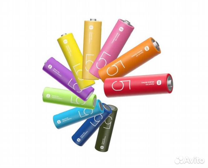 Батарейки щелочные Xiaomi AA Rainbow Batteries (1