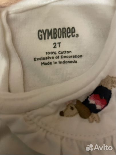 Gymboree боди и сарафан 92