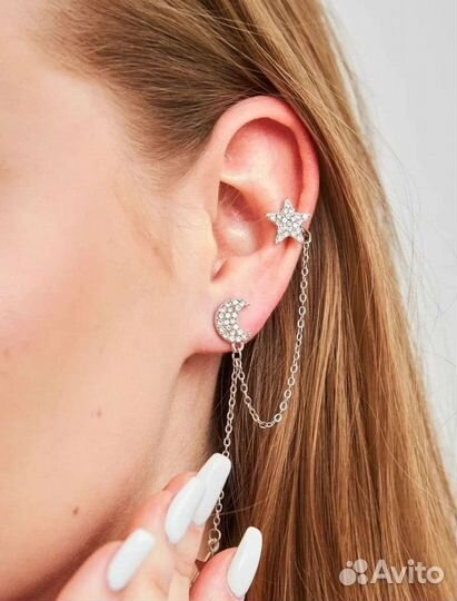 Серьги каффы