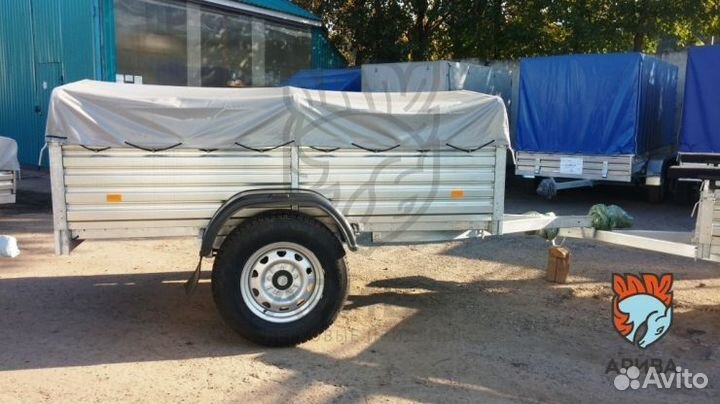 Прицеп мзса 817701.026 для УАЗ с тентом 70 см