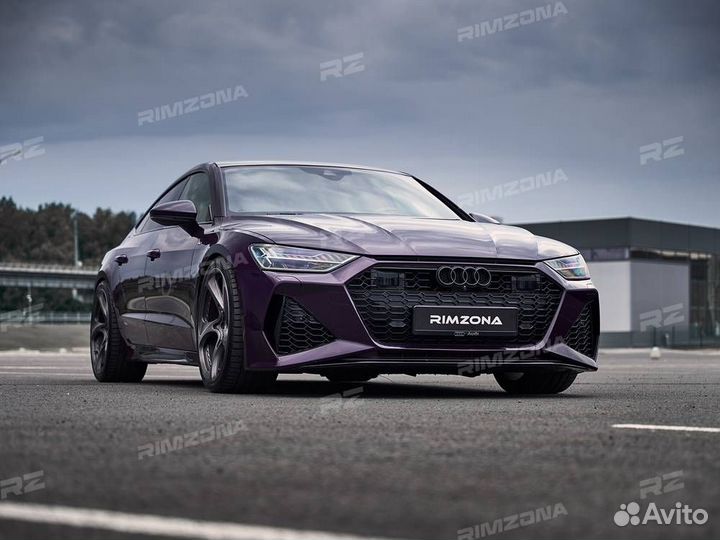 Кованые диски R21 на Audi A7. Новые диски