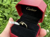 Золотое кольцо Cartier гвоздь 585