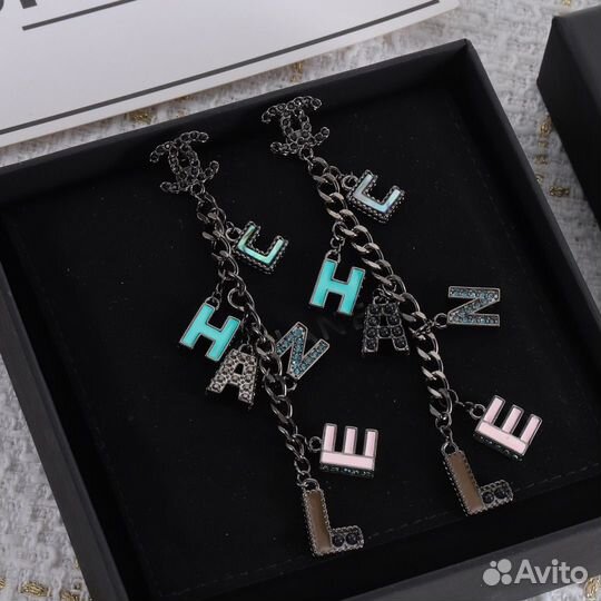 Серьги chanel винтаж