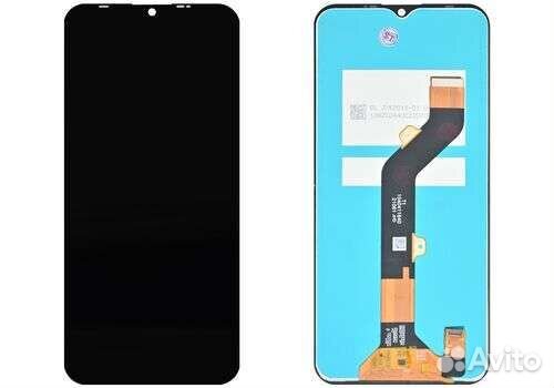 Дисплей Tecno Spark 6 Go (KE5) +тачскрин (черный)