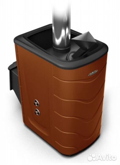 Дровяная печь тмф Гейзер 2014 inox терракота да то