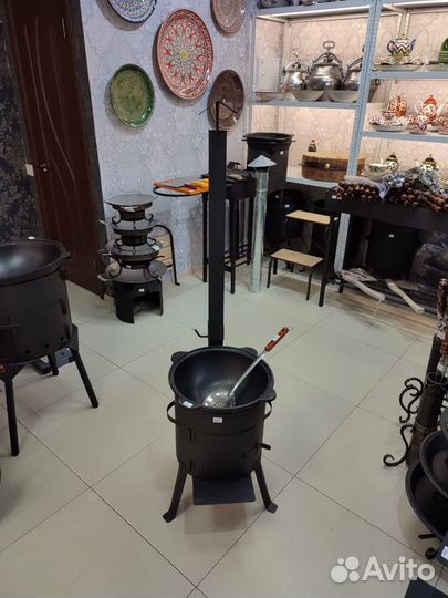 Казан 10 л + печь