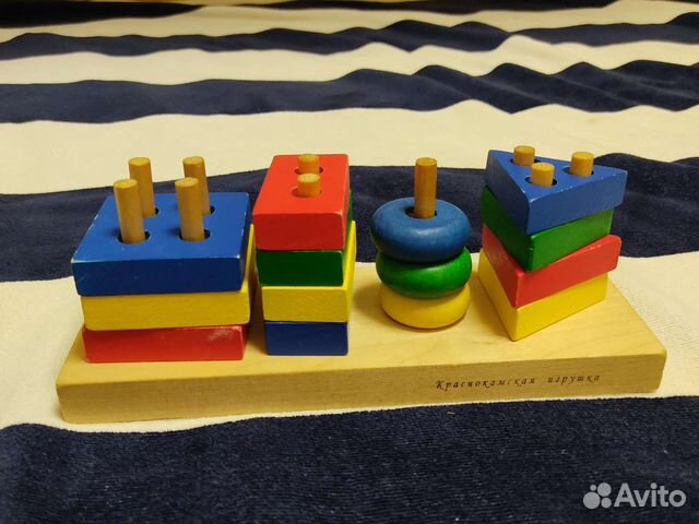 Развивающие деревянные игрушки Геометрик