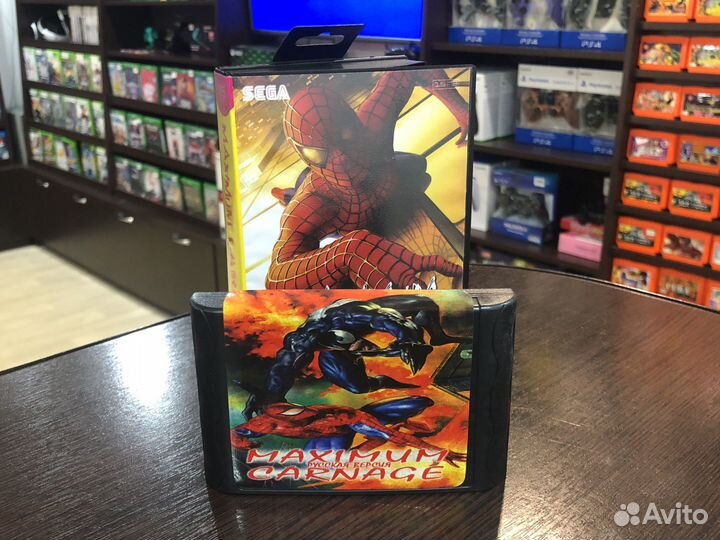 Maximum carnage spider man (sega 16 bit)