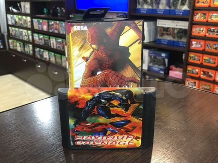 Maximum carnage spider man (sega 16 bit)