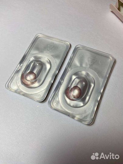 Линзы для глаз розовые