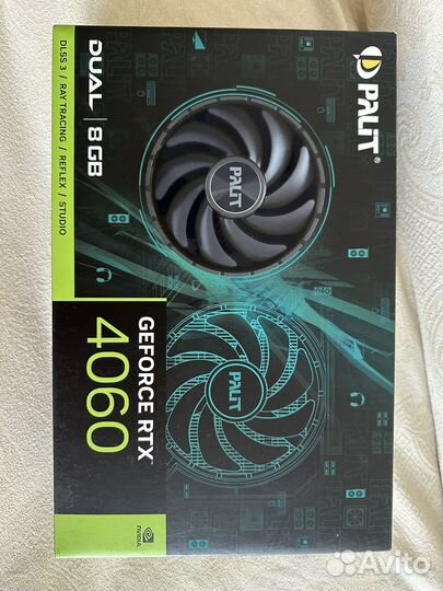 Видеокарта palit nvidia geforce rtx 4060 dual