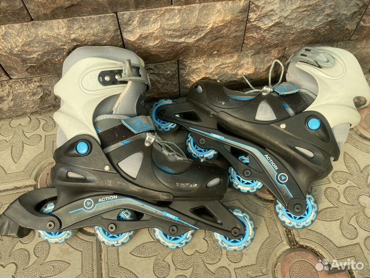 Ролики раздвижные,подростковые 38-41