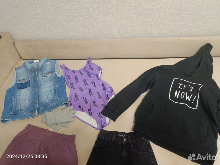 Вещи пакетом для девочки 140-146