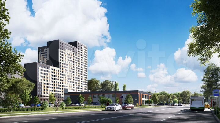 1-к. квартира, 38,7 м², 12/25 эт.