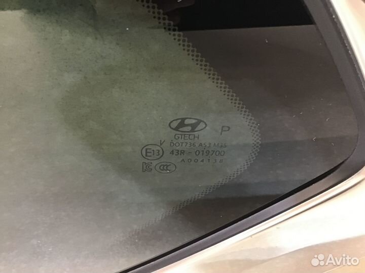 Стекло кузовное глухое левое Hyundai Santa Fe (TM)