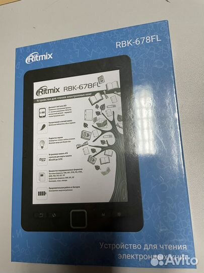 Электронная книга Ritmix RBK-678FL